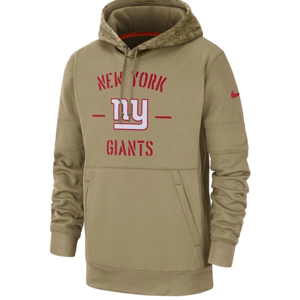 BRAND NEW Men's Nike NYG Tan 2019 Salute to Service Pullover Hoodie S 3XL